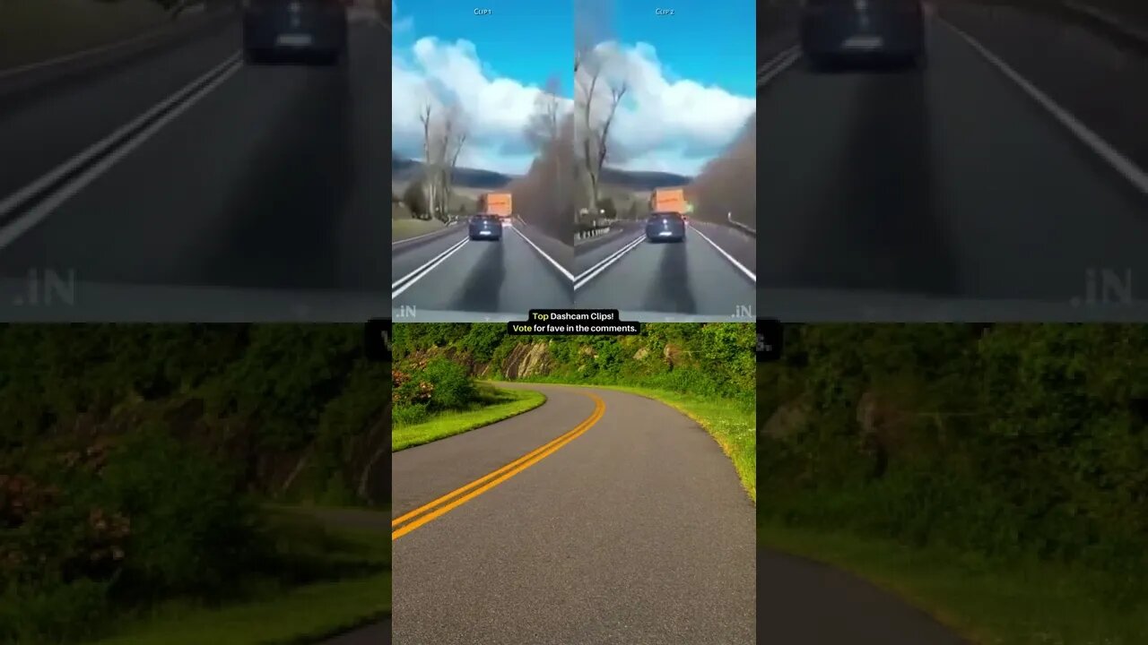 Dashcam Momentum Crashes and Viewing Angles #1 #shorts #dashcams