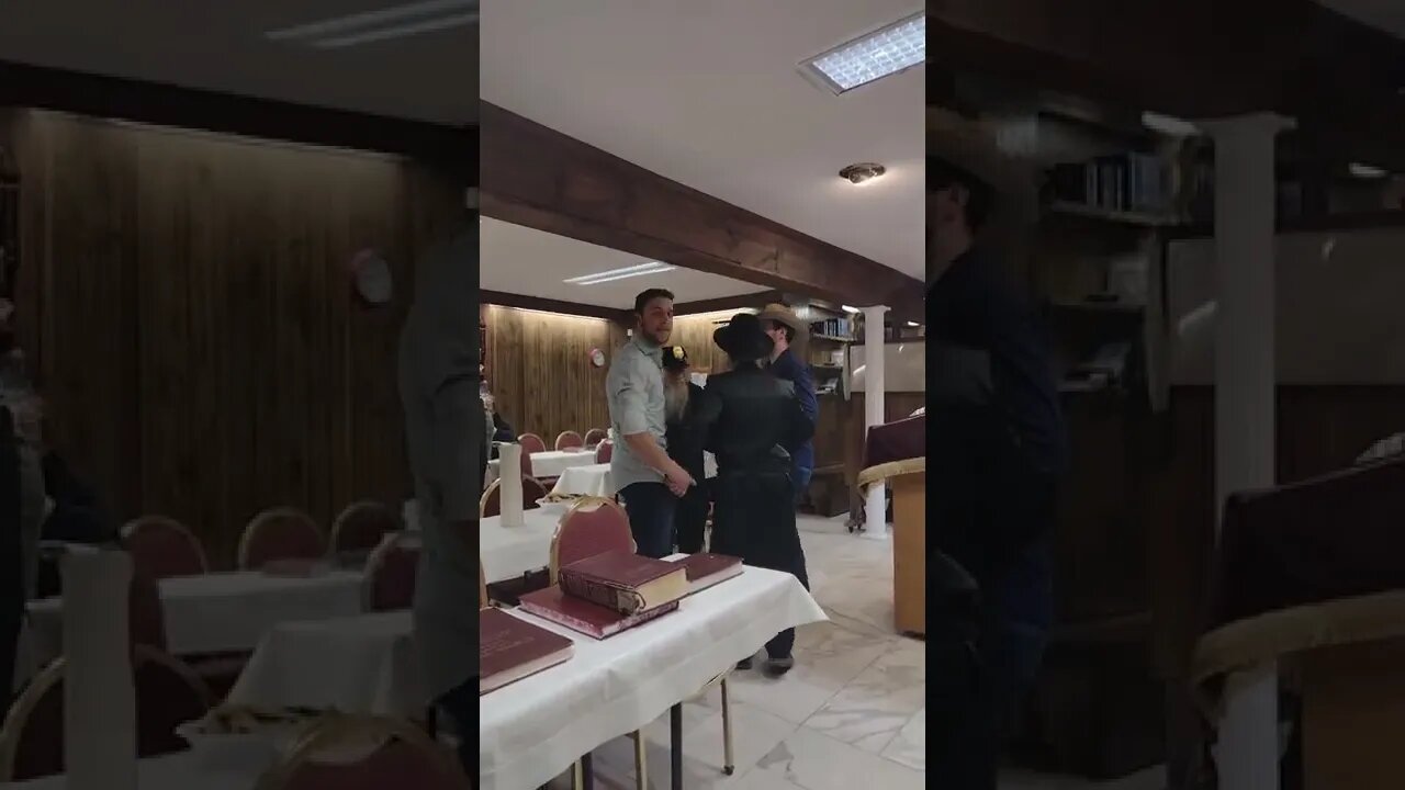 Purim in White Lake Shul Rav Fishbain shlita