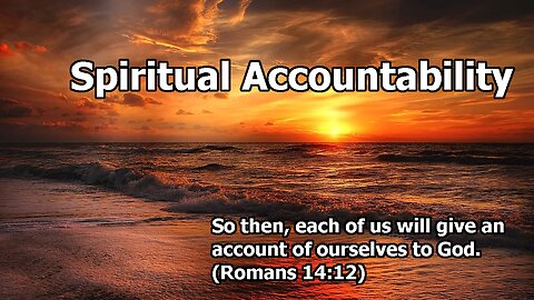 Spiritual Accountability