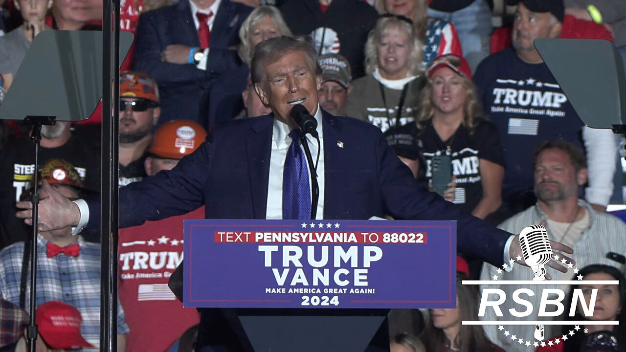 FULL SPEECH: President Trump Holds a Rally in Latrobe, PA - 10/20/24