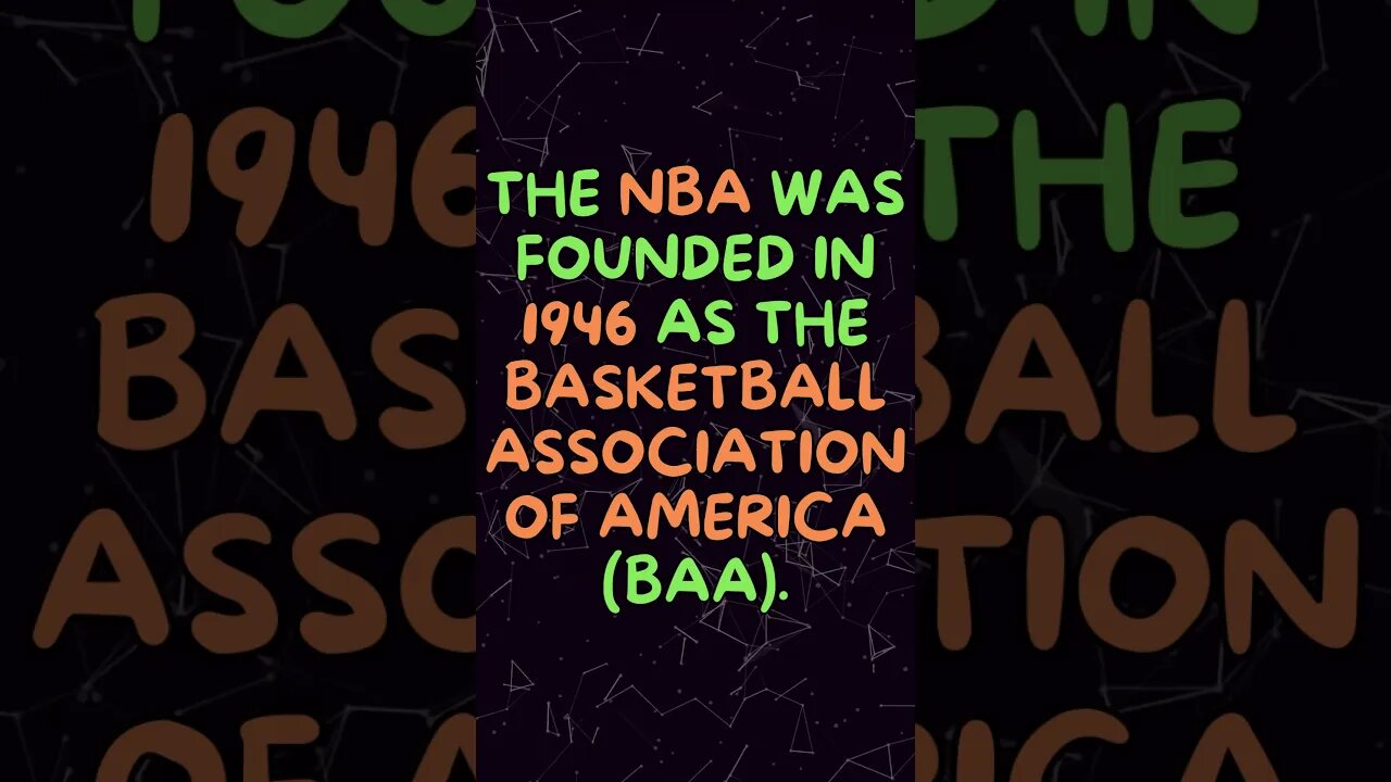 🏀Amazing Sports Facts! 👀 #shorts #shortsfact #sports #sportsfacts #sportsfact #basketball #nba #1946