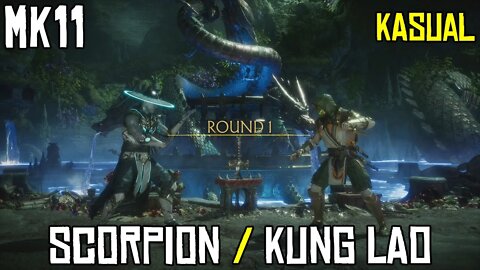 MK11 Kasual Match - Scorpion vs Kung Lao. Xbox Live.