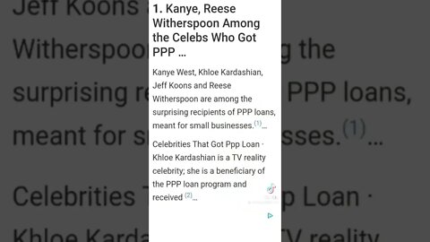 🔵🇺🇸Rich Celebrities and their PPP Loans 🤑