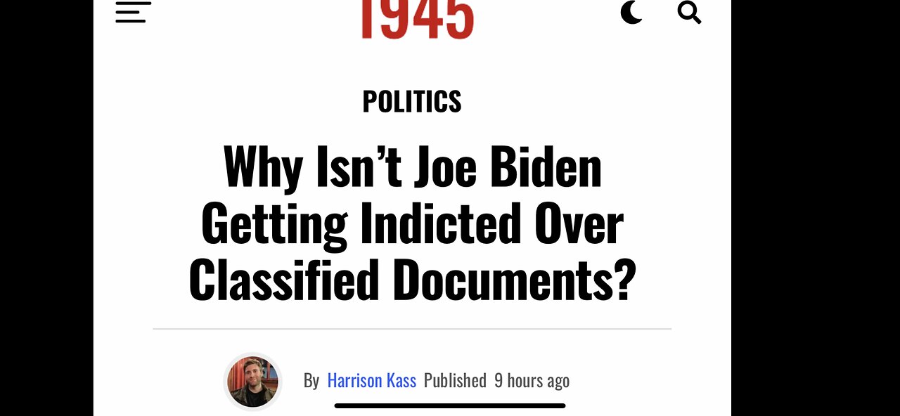 SWN 11June23 - Why hasn’t Biden been indicted already?