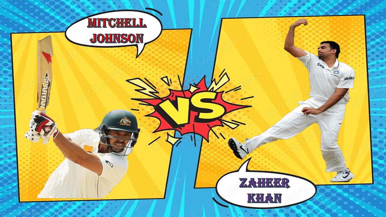 Zaheer Showing His Level To Mitchell Johnson - #cricketfight #zaheerkhan #mitchelljohnson