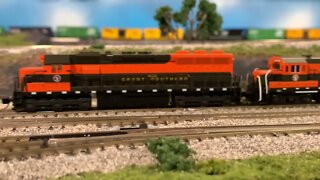 N Scale vintage Kato and future project preview rolling into the area