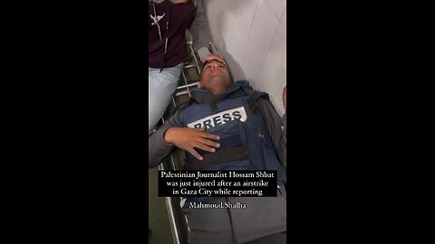 Request prayers for Palestinian journalist Hossam Shabat injured in Gaza City during IDF airstrike.⏬