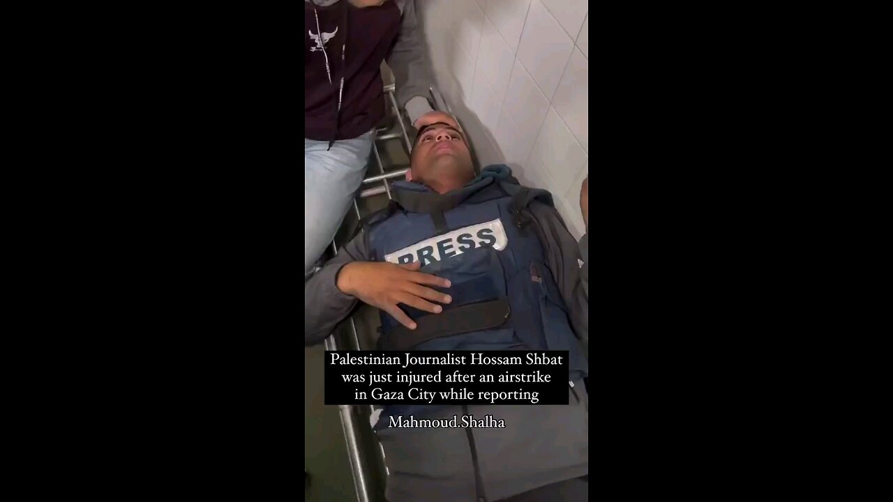 Request prayers for Palestinian journalist Hossam Shabat injured in Gaza City during IDF airstrike.⏬