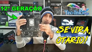 Placa Mãe Soyo Classic B660M C/ CPU i5 12600 (QYGE/QY50) LGA 1700 De Engenharia Quase Deu Muito Ruim