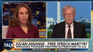 John Bolton Vs Stella Assange (Julian´s wife)