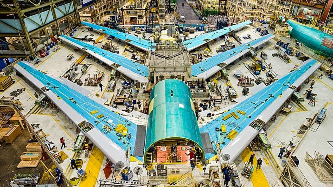 Incredible Airbus building & assembling process. Amazing airplane propeller manufacturing.