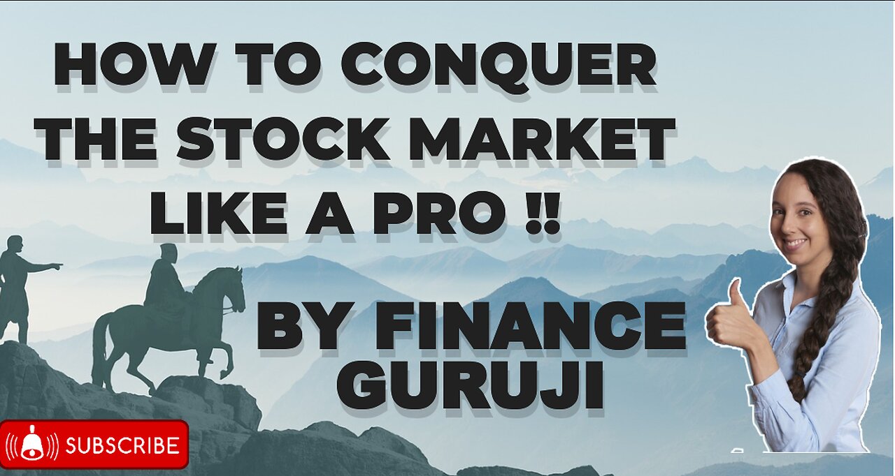 How to conquer the stock market like a pro | by Finance Guruji | #finance #sharemarket #trading