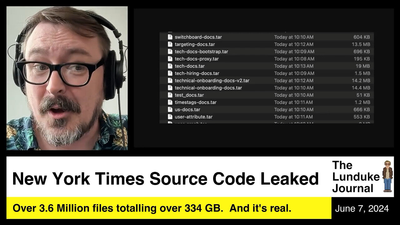 New York Times Source Code Leaked (and verified)