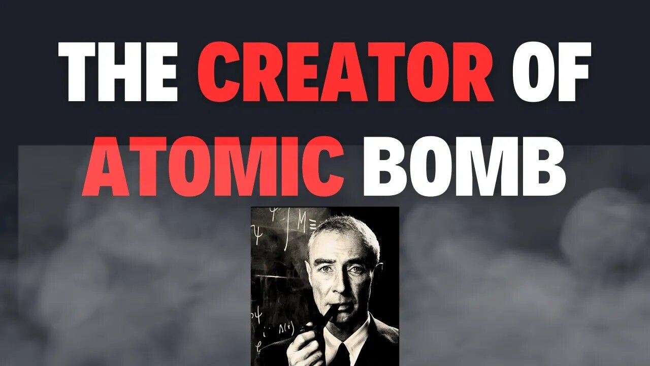 Portrait of The Father of the Atomic Bomb J Robert Oppenheimer