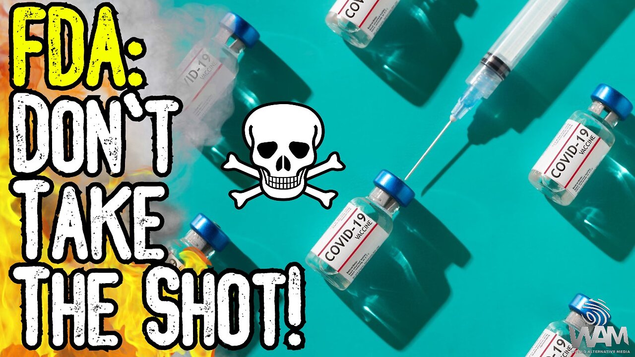 FDA: Some Americans SHOULDN'T GET VAXXED! - Sudden Shift In Propaganda!