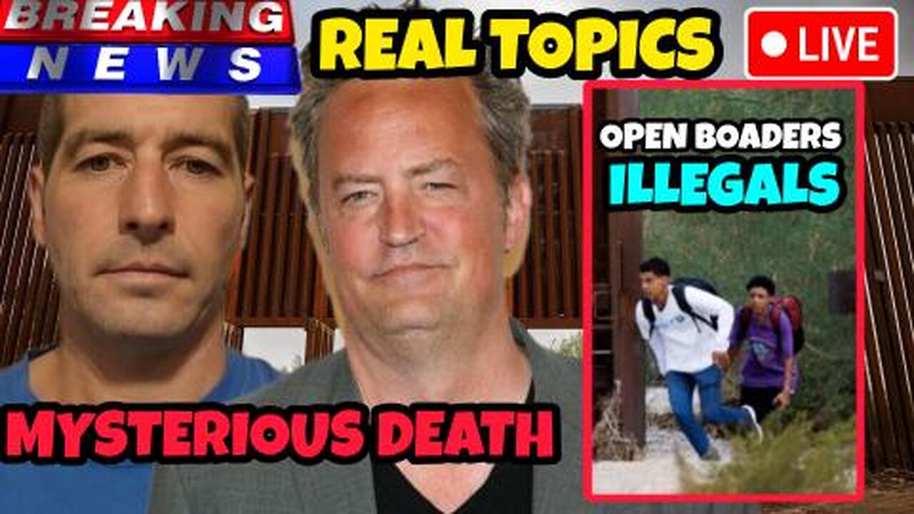 'Friends' Actor Matthew Perry MYSTERIOUS Death| Mass Shooter Robert Card DEAD?| America Open Borders