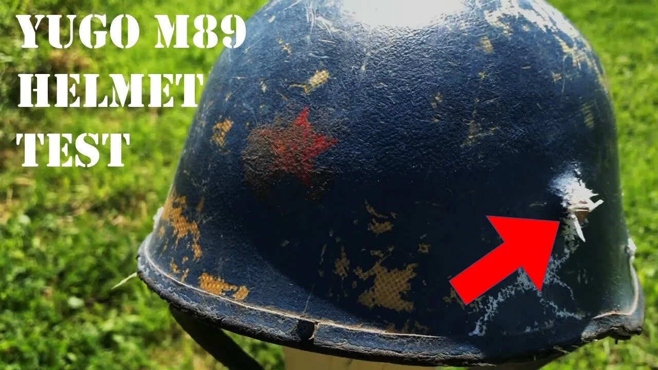 Helmet Ballistic Test: Yugoslavian M89 Kevlar Helmet