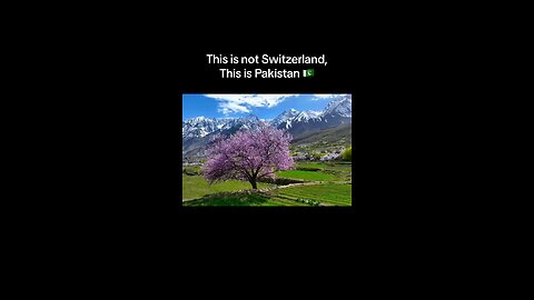 This is not Switzerland this is Pakistan