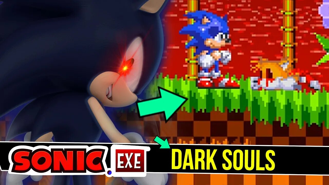 JOGO BRUTAL do DARK SONIC | SONIC.exe Dark Souls #shorts