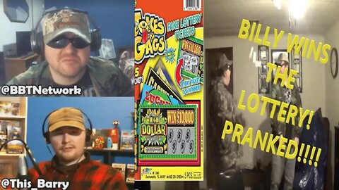 Billy Wins The Lottery! [PRANK!] REACTION!!! (BBT & ThisBarry)