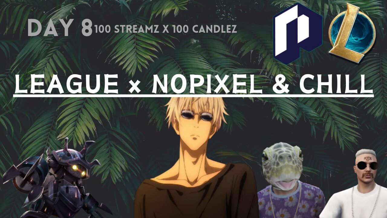 100 Candlez x 100 Streamz | Day 8 | Turtle & Chill