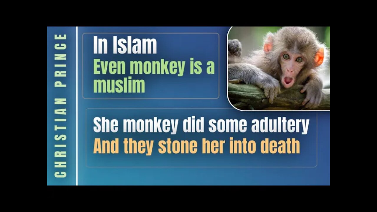 Even monk@y are muslim - Christian