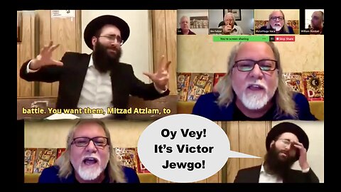 Jim Fetzer Victor Hugo Russel Winter Bill Bonitati Jewish Rabbi Brag About Culling Non Jews On Video