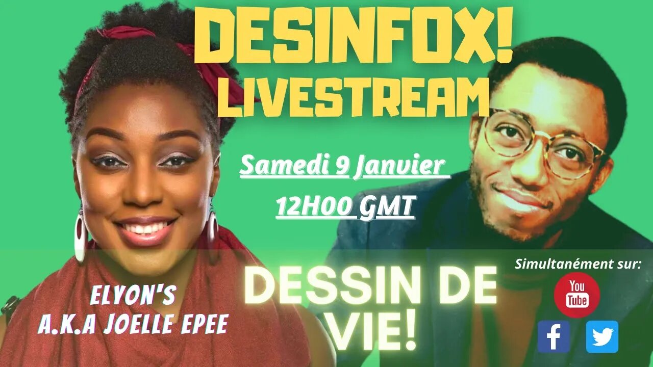 Desinfox Livestream #14 - Dessin de vie avec Elyon's