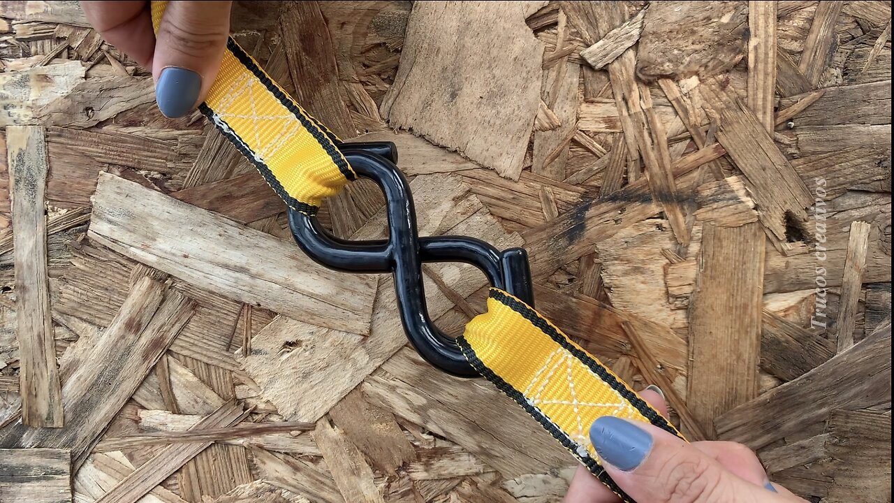 Diy/ The right way to connect ratchet straps together / cintas de amarre