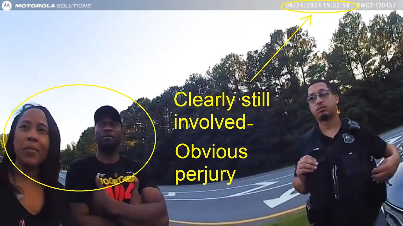 Fani Willis BUSTED on Police Video committing perjury