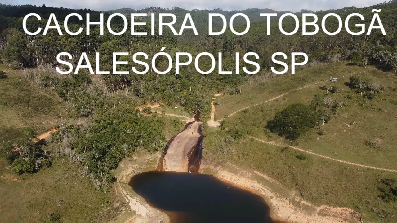 Cachoeira do Tobogã, Salesópolis SP, tour DRONE MASSA