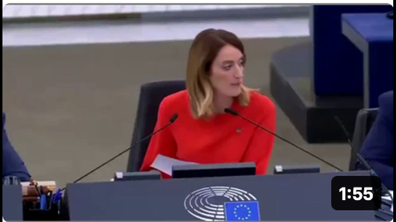 Ursula von der Slut gets roasted at the EU parliament