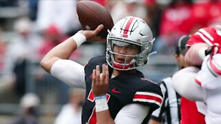 Ohio State head coach Ryan Day announces C.J. Stroud as starting quarterback for season opener
