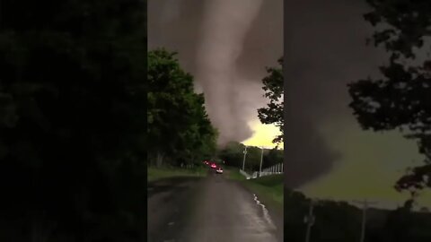 Tornado in Oklahoma, US