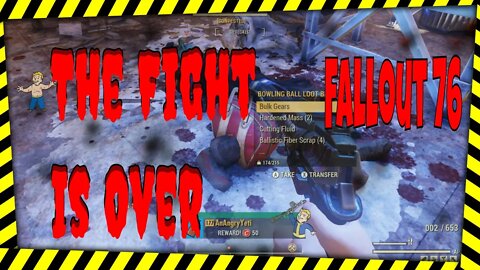 When There Is Bulk Junk Dropped The Fight Is Over In Fallout 76