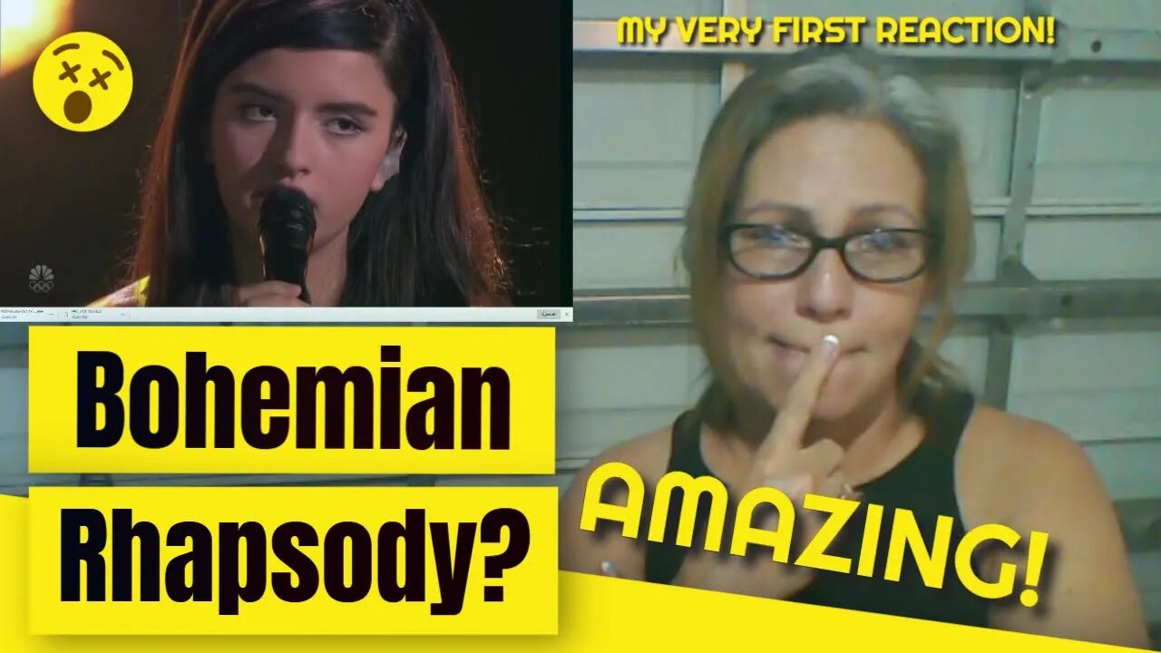 FIRST EVER REACTION! Bohemian Rhapsody - Angelina Jordan - AMAZING!