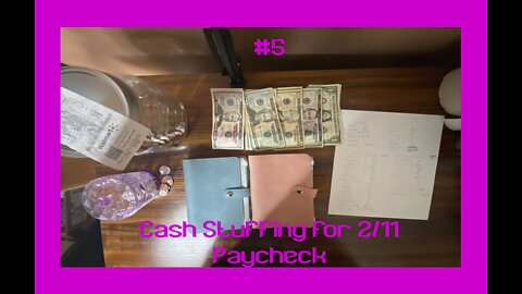 #5 Cash Stuffing for 2 11 Paycheck