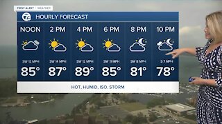 7 First Alert Forecast 12 p.m. Update, Wednesday, August 25