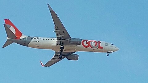 Boeing 737-800 PR-GZH coming from Rio de Janeiro to Fortaleza
