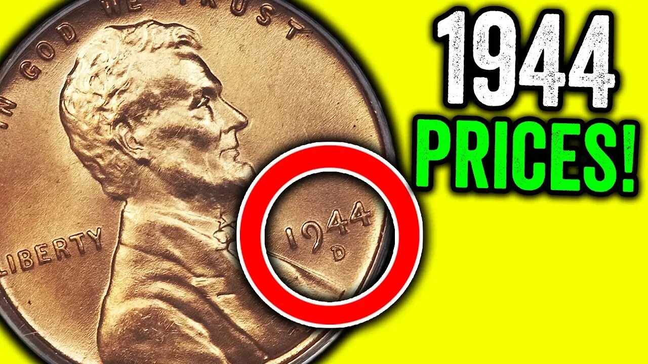 1944 WHEAT PENNIES WORTH MONEY - RARE & VALUABLE COINS TO LOOK FOR!!