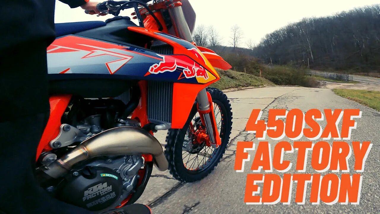 2021 KTM 450 SXF Factory Edition | First Ride Break in (4K)