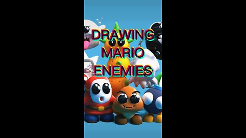 Drawing Mario Enemies