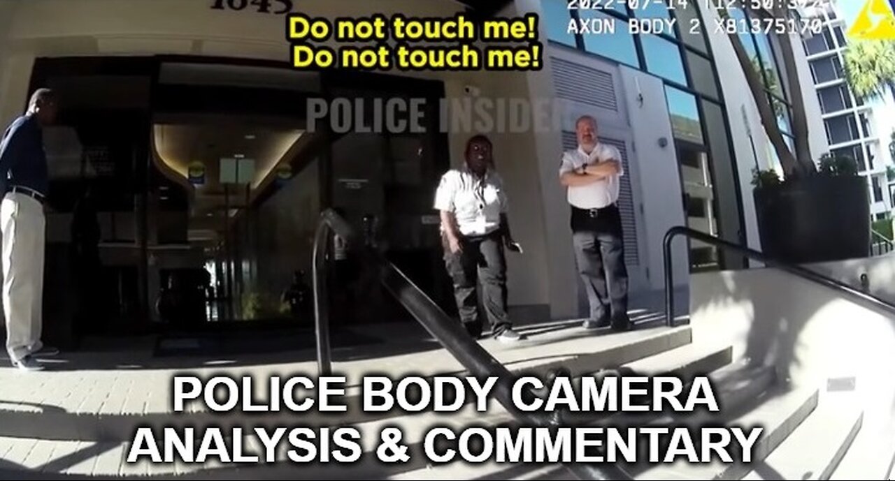 Do Not Touch Me or My Fake Hair Will Fall Off - Police Body Camera Analysis & Commentary