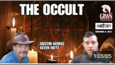 TRIGGER WARNING: For adult consumption only - the occult with Dustin Nemos