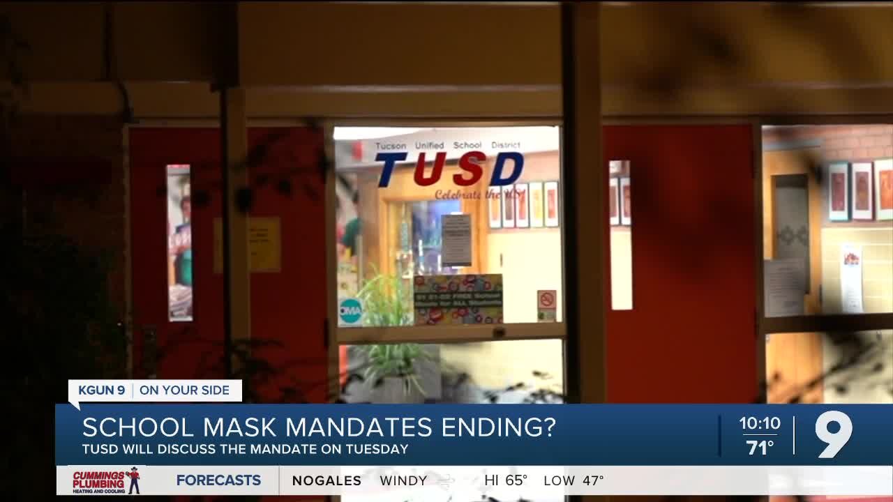 TUSD to discuss mask mandate on Tuesday