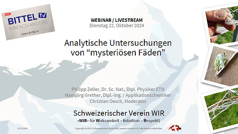 Webinar zum Thema „mysteriöse Fäden“!