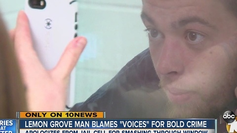 Lemon Grove man blames "voices" for bold crime