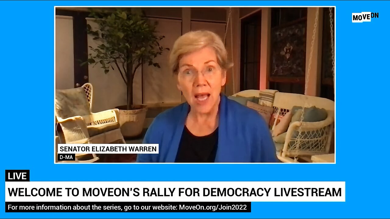 Democrat Desperation: Elizabeth Warren Calls All Republicans Running for Congress Insurrectionists