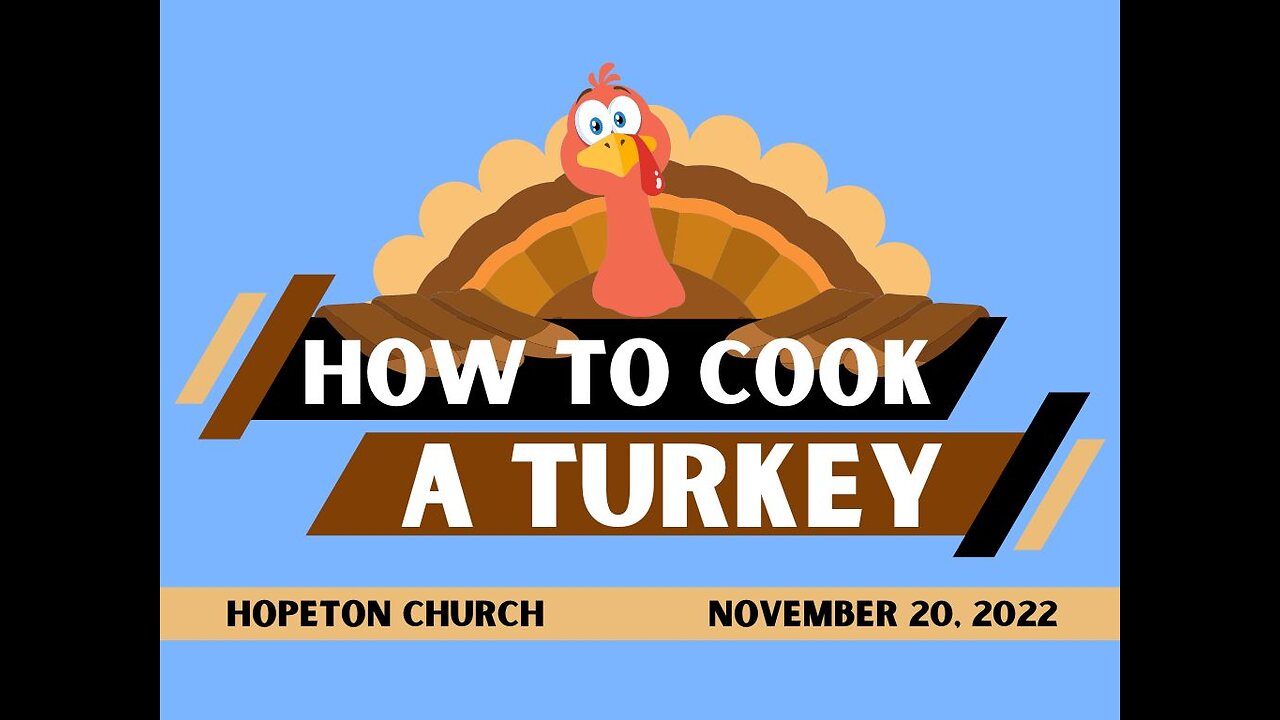 How to Cook a Turkey