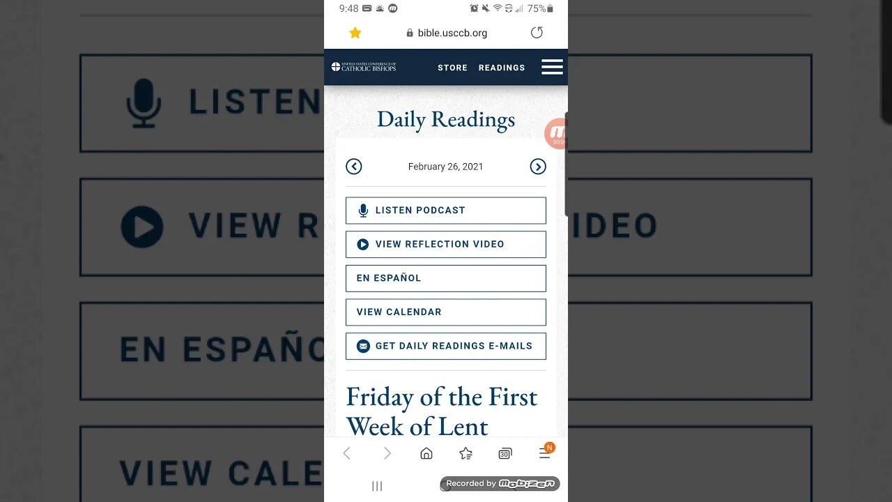 Jesus is our Savior/ Bible reading FEB 26 / 2021
